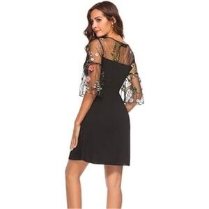 True Destiny Black Floral Summer Dress
